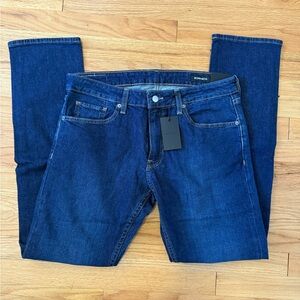 Bonobos Men's Dark Wash Stretch Slim Jeans 33 x 32